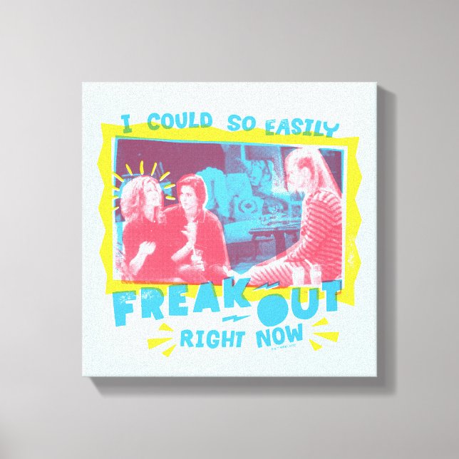 FRIENDS™ | Ich könnte jetzt so einfach ausweichen Leinwanddruck (Vorderseite)