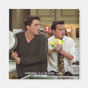 FRIENDS™ Joey & Chandler erschrocken Magnet
