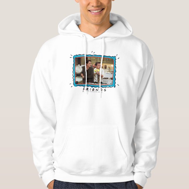 FRIENDS™ | Joey & Chandler Scared Hoodie (Vorderseite)
