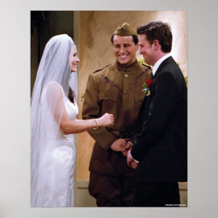 FRIENDS™ Joey Marries Monica & Chandler Poster