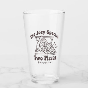 FRIENDS™   Joey Pizza Quote Glas