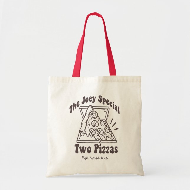 FRIENDS™ | Joey Pizza Quote Tragetasche (Vorne)