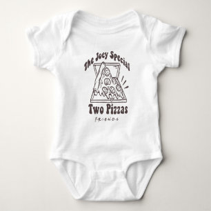 FRIENDS™   Joey Pizza Zitat Baby Strampler
