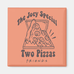 FRIENDS™ Joey Pizza Zitat Magnet