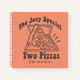 FRIENDS™ Joey Pizza Zitat Notizbuch