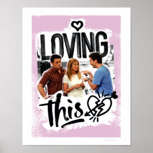 FRIENDS™   Joey, Rachel, & Ross - Das lieben! Poster