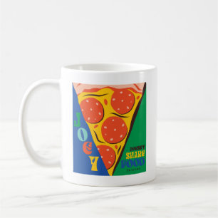 FRIENDS™   Joey teilt Essen nicht - Pizza Graphic Kaffeetasse
