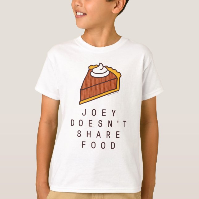 FRIENDS™ | Joey teilt Essen nicht T-Shirt (Vorderseite)