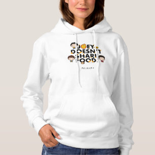 FRIENDS™   Joey teilt Food Chibi nicht Hoodie