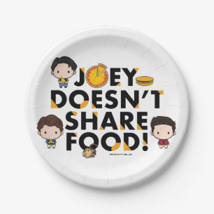 FRIENDS™   Joey teilt Food Chibi nicht Pappteller