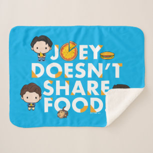 FRIENDS™   Joey teilt Food Chibi nicht Sherpadecke