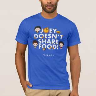 FRIENDS™   Joey teilt Food Chibi nicht T-Shirt