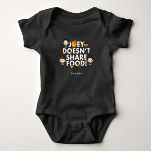 FRIENDS™   Joey teilt nicht gerne Essen Chibi Baby Strampler