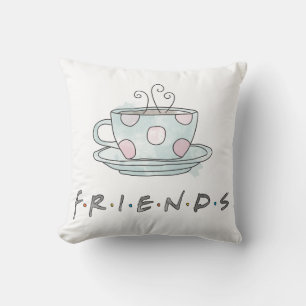 FRIENDS™   Kaffeetasse Watercolor Kissen
