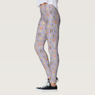 FRIENDS™   Lila Icon Muster Leggings