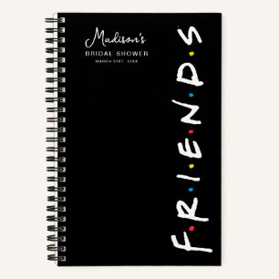 FRIENDS™ Logo   Hochzeits- / Brautparty-Geschenk f Notizbuch
