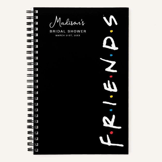 FRIENDS™-Logo | Wedding Brautparty Guest Gift Notizbuch (Vorderseite)
