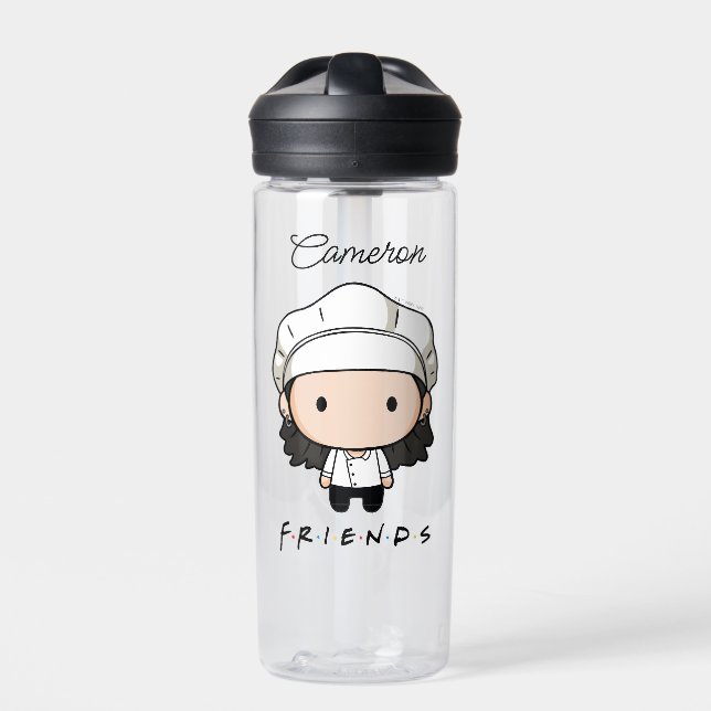 FRIENDS™ | Monica Chibi | Name hinzufügen Trinkflasche (Vorderseite)