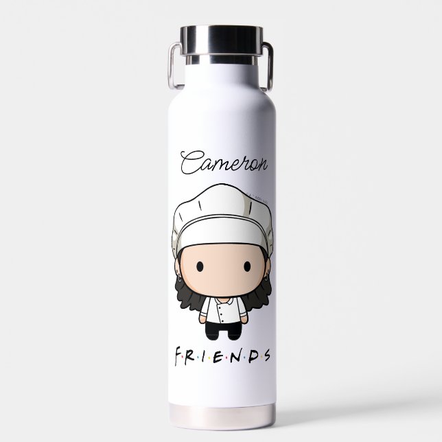 FRIENDS™ | Monica Chibi | Name hinzufügen Trinkflasche (Vorne)