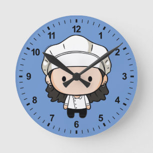 FRIENDS™   Monica Chibi Runde Wanduhr