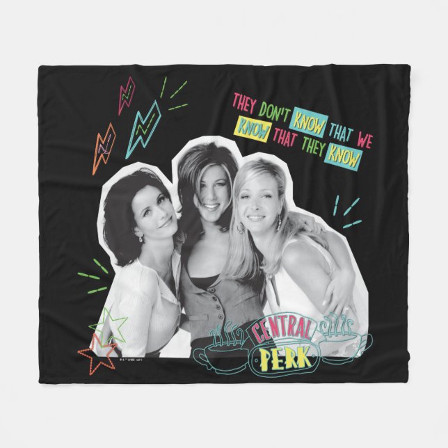 FRIENDS™ | Monica, Rachel und Phoebe Fleecedecke (Vorderseite (Horizontal))