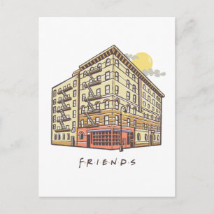 FRIENDS™   Monica's Apartment Building Postkarte