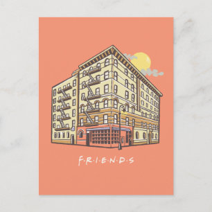 FRIENDS™   Monica's Apartment Building Postkarte