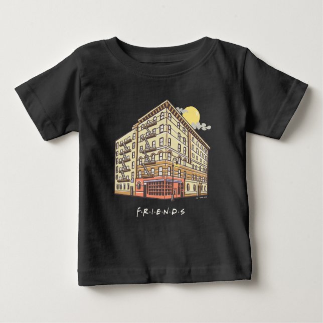 FRIENDS™ | Monica's Apartment Gebäude 2 Baby T-shirt (Vorderseite)