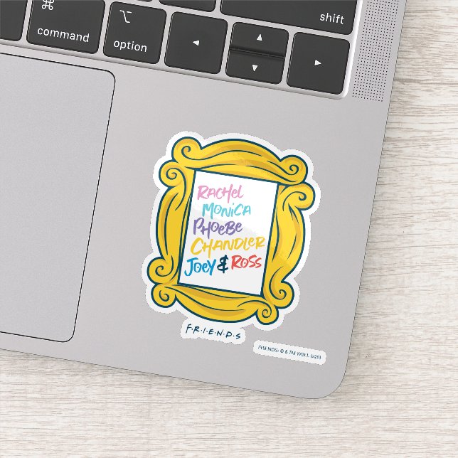 FRIENDS™-Namen in Peephole Aufkleber (Detail)