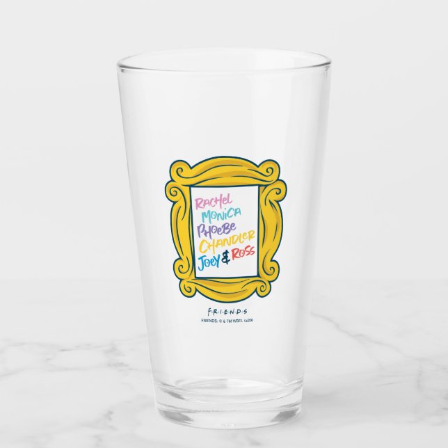 FRIENDS™-Namen in Peephole Glas (Vorderseite)