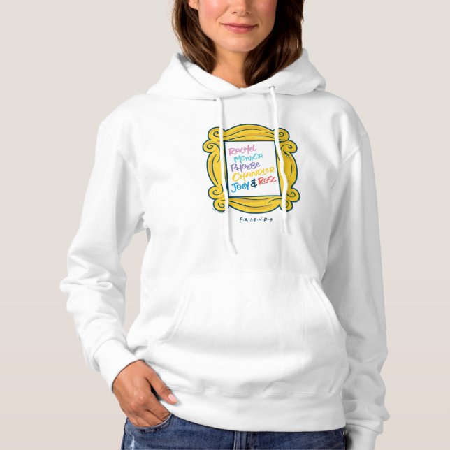 FRIENDS™-Namen in Peephole Hoodie (Vorderseite)