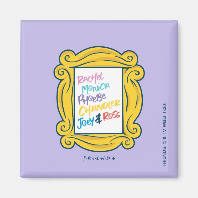 FRIENDS™-Namen in Peephole Magnet (Vorne)