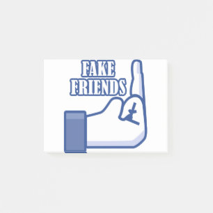 Friends of Middle Finger Fake Post-it Klebezettel