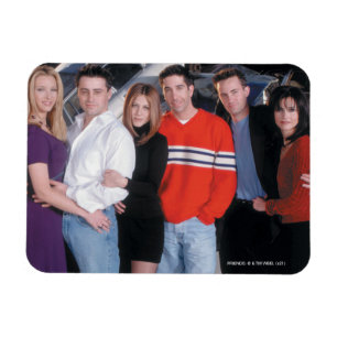 FRIENDS™ Paare in Straßenkleidung Magnet