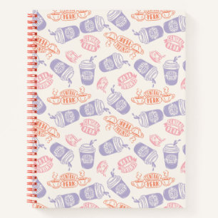 FRIENDS™   Pastel Central Perk Pattern Notizbuch