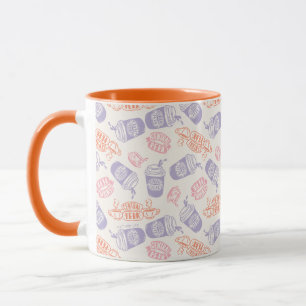 FRIENDS™   Pastell Central Perk Muster Tasse