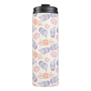 FRIENDS™   Pastell Central Perk Muster Thermosbecher