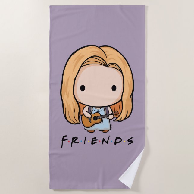 FRIENDS™ | Phoebe Chibi Strandtuch (Vorderseite)