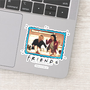 FRIENDS™   Phoebe & Monica beim Wachsen der Beine Aufkleber