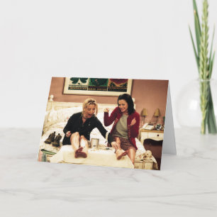 FRIENDS™ Phoebe & Monica beim Wachsen der Beine Karte