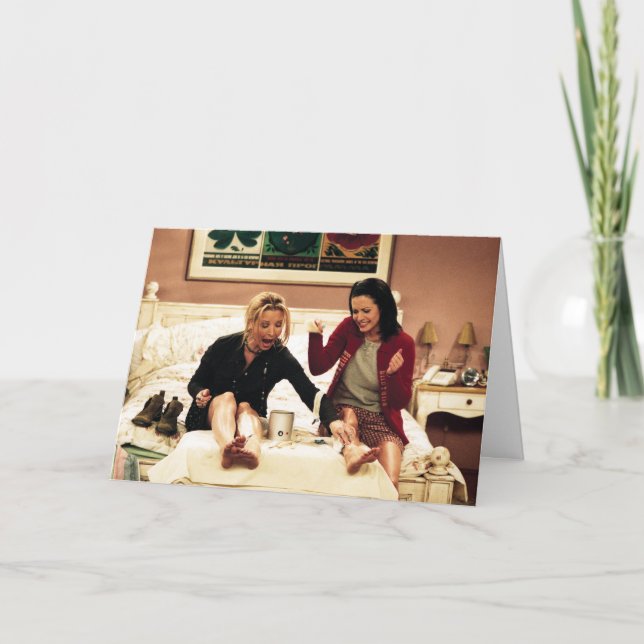 FRIENDS™ | Phoebe & Monica Waxing Legs Karte (Vorderseite)