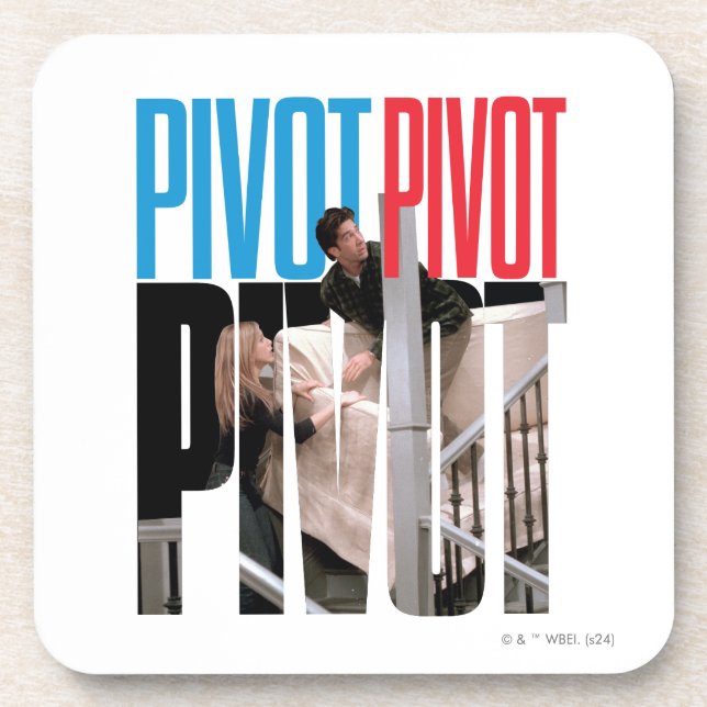 FRIENDS™ | PIVOT PIVOT-PIVOT-Angebot Getränkeuntersetzer (Vorderseite)