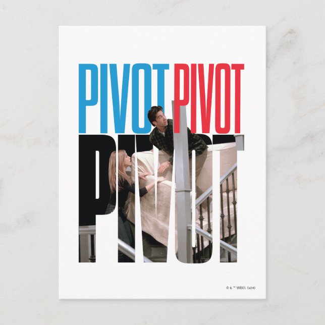 FRIENDS™ | PIVOT PIVOT-PIVOT-Angebot Postkarte (Vorderseite)