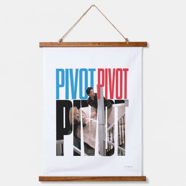 FRIENDS™ | PIVOT PIVOT-PIVOT-Angebot Wandteppich Mit Holzrahmen (Vorderseite)