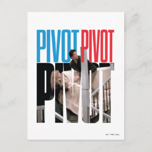 FRIENDS™ PIVOT PIVOT PIVOT Zitat Postkarte