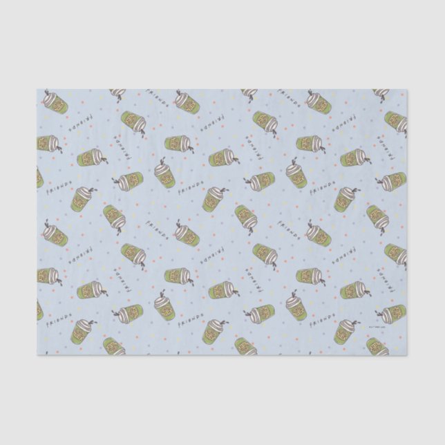 FRIENDS™ | Polka Dot Central Perk Muster Seidenpapier (Vorderseite)