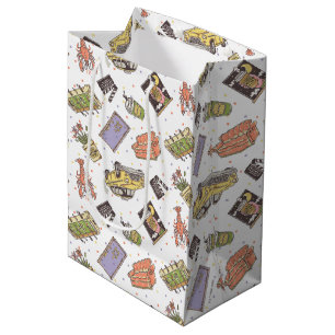 FRIENDS™   Polka Dot Icon Muster Mittlere Geschenktüte