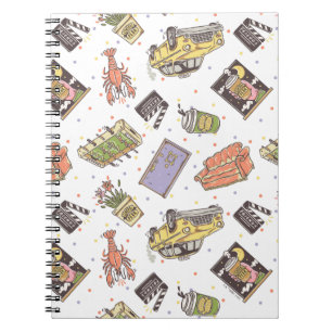 FRIENDS™   Polka Dot Icon Muster Notizblock