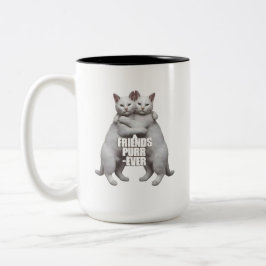 Friends Purr-Ever Zweifarbige Tasse