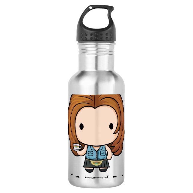 FRIENDS™ | Rachel Chibi Edelstahlflasche (Vorderseite)